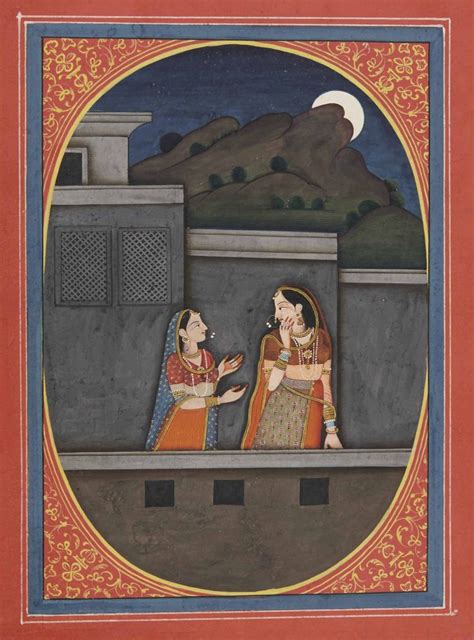 Garhwal North India Circa 1790 1800 Indian Traditional Paintings