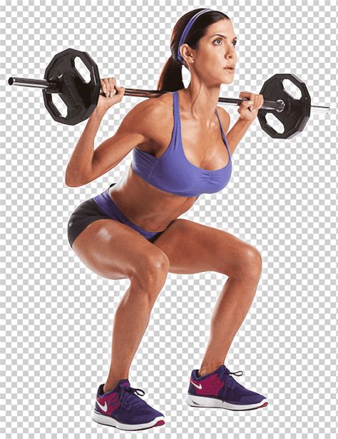entrenamiento con pesas en cuclillas ejercicio de musculación con barra barra aptitud física