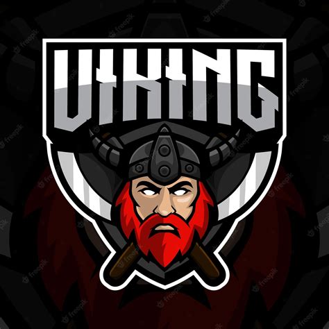 Premium Vector Viking Mascot Gaming Logo Design Vector