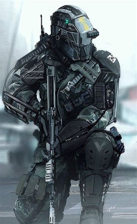 Future Soldier Tactical Armor Soldier