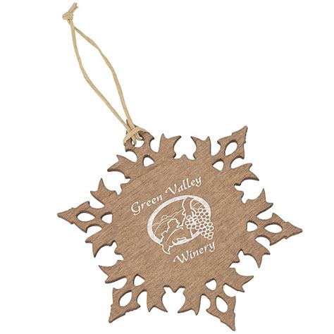 Snowflake Wood Photo Ornament 159734