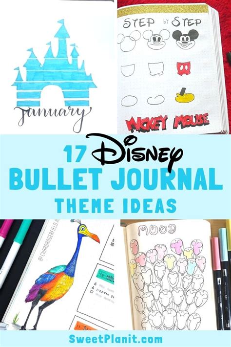 17 Disney Themed Bullet Journal Ideas — Sweet Planit