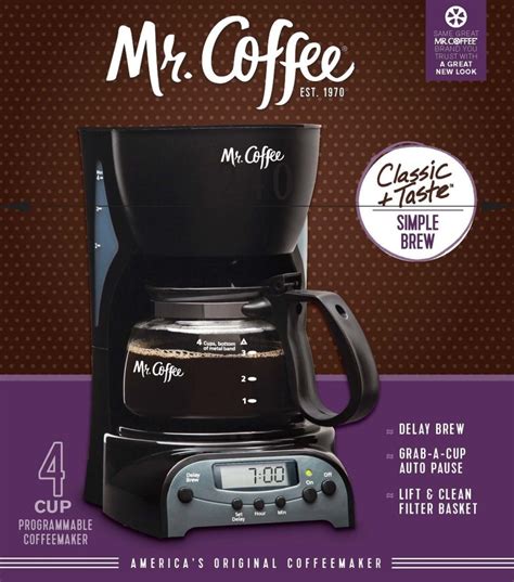 Mr Coffee 4 Cup Programmable Coffeemaker Sale Coffee Makers Shop