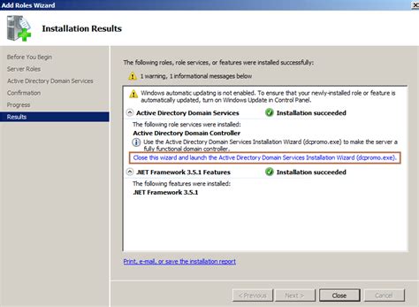 Install And Configure Active Directory Domain Services In Windows