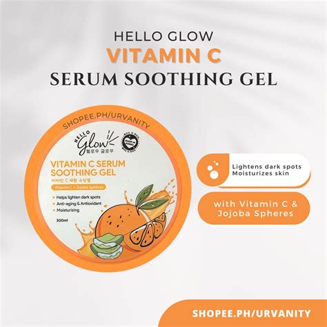 Hello Glow Vitamin C Serum Soothing Gel 300ml Shopee Philippines