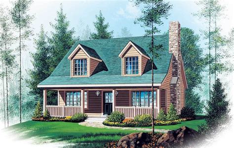 Expanded Two Story Vacation Cottage 22151sl Architectural Designs