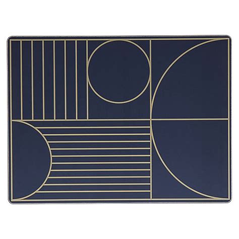 Ferm Living Mint Outline Placemat By Trine Andersen At