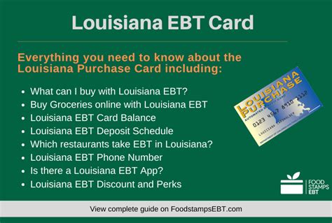 Include your name as it appears in our records, all of your contact information, your date of birth and the last four digits of your social security number. Louisiana EBT Card Questions and Answers - Food Stamps EBT