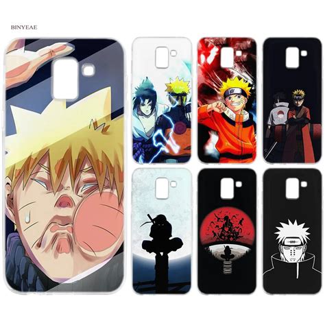 Binyeae Naruto Cartoon Silicone Tpu Case Cover For Samsung Galaxy J6 S8