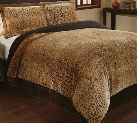 Choose from contactless same day delivery, drive up and more. Cheetah Animal Print Plush Velvet Safari 3 Piece Comforter ...