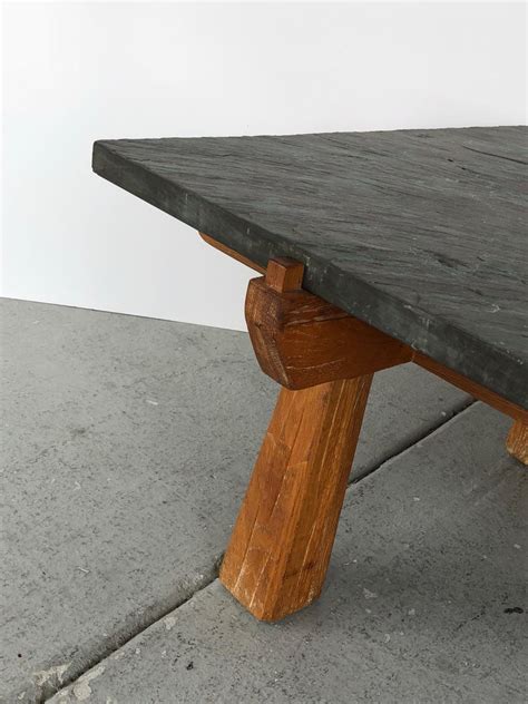 Find the perfect home furnishings at hayneedle, where you can buy online while you explore our room designs and curated looks for tips, ideas & inspiration to help you along the way. Cerused Oak and Slate French Midcentury Coffee Table For ...