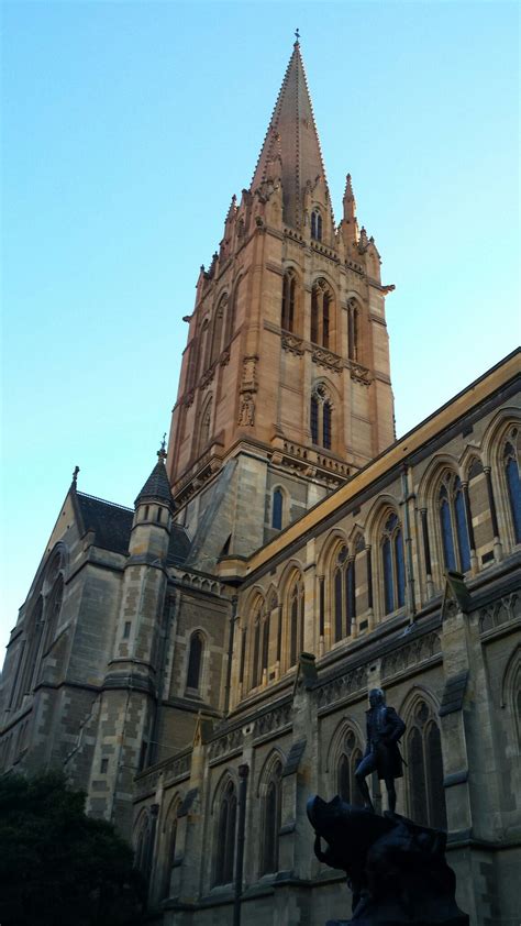 St Pauls Cathedral Spire, Flinders St, Melbourne. | St pauls cathedral, St. paul's cathedral 