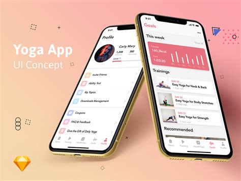 Yoga Fitness App Concept Search By Muzli