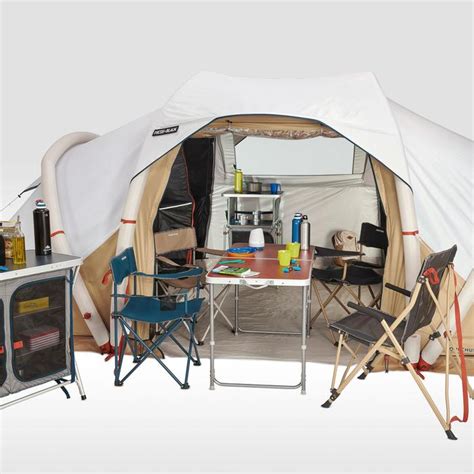 Living area we purchased this as a starter pack for our first ever camping trip for about £100, included in that price was: Inflatable Camping Tent Air Seconds 4.2 Fresh&Black | 4 ...