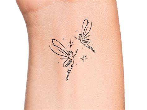 Fairy Temporary Tattoo Etsy