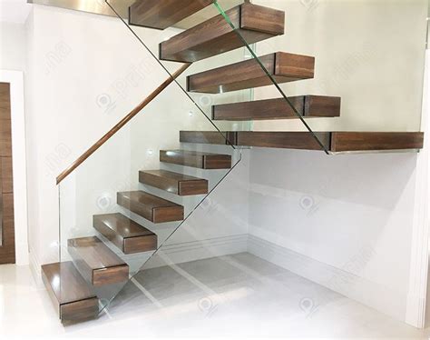 Modern Indoor Stair Floating Straight Stairs Interior Staircase With