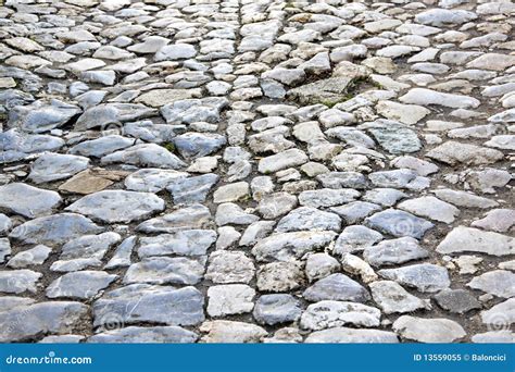 Cobble Road Stock Image Image Of Floor Terrain Road 13559055