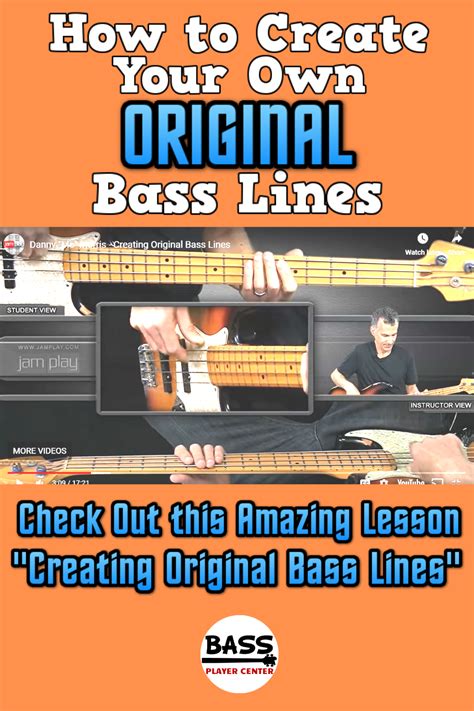 How To Create Original Bass Lines Learning Bass Bass Guitar Lessons Guitar Lessons For Beginners
