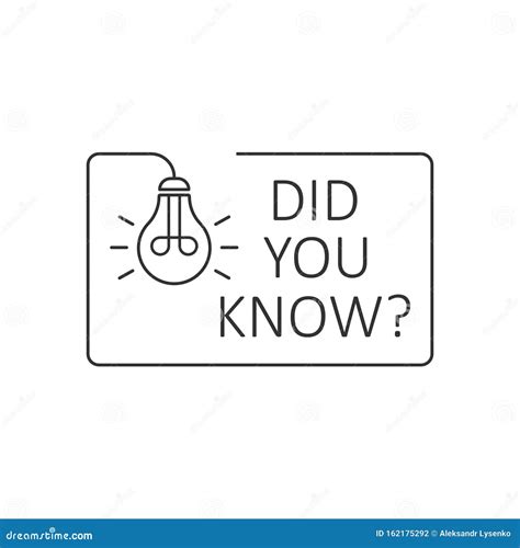 Did You Know Icon In Flat Style Question Mark Vector Illustration On