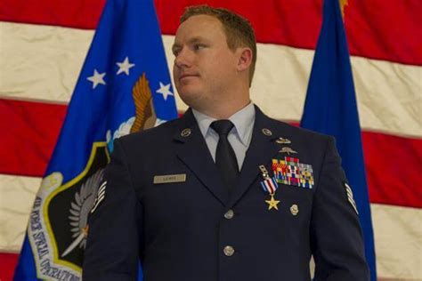 Airman Christopher Lewis Receives Silver Star For Mosul Heroism