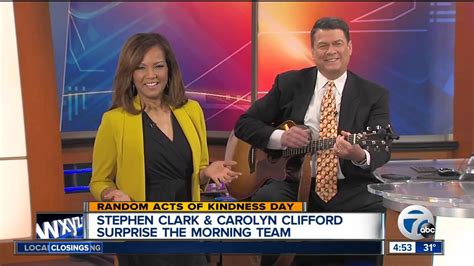 Stephen Clark And Carolyn Clifford Surprise The Morning Team Youtube