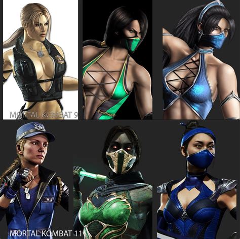 Mortal Kombat 9 Female Characters