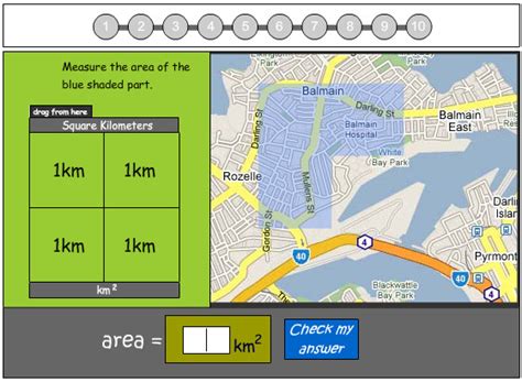 Calculating Square Kilometers Using A Scale Studyladder Interactive