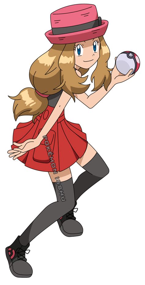 Serena Ready To Battle Pokemon Characters Pokemon Trainer Sexy Pokemon