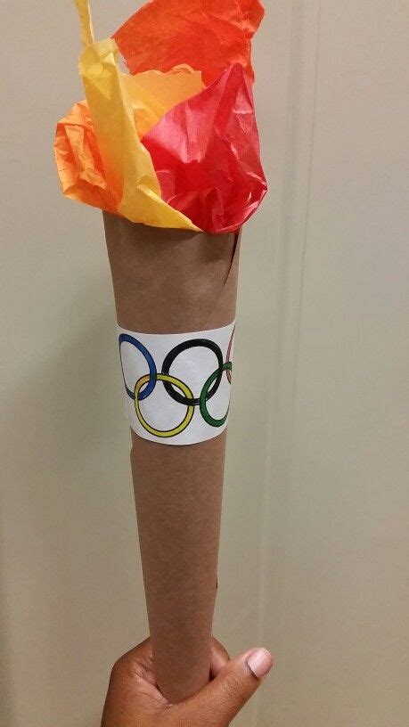 Olympic Torch Craft Vbs Olympics Preschool Olympics Olympics