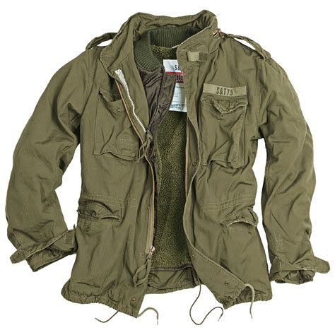Surplus Vintage Style M65 Regiment Military Mens Warm Jacket And Liner