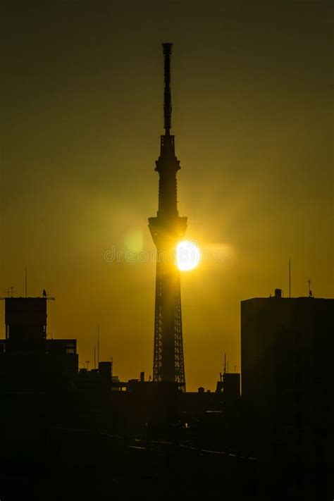 Tokyo Sky Tree Landscape Editorial Stock Photo Image Of Cityscape