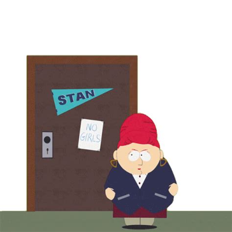 Smash The Door Sheila Broflovski Sticker Smash The Door Sheila Broflovski South Park
