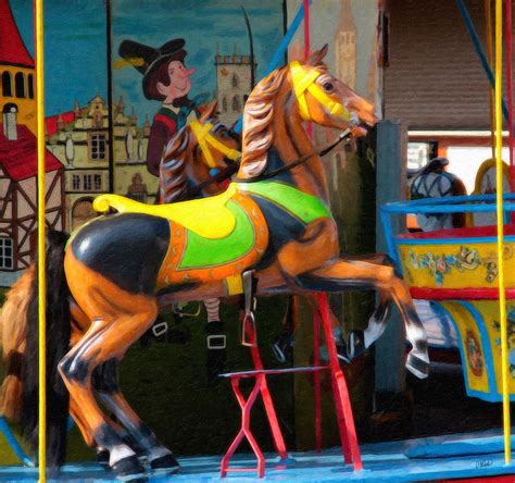 Carousel Horse Equ6803 Painting By Dean Wittle Pixels