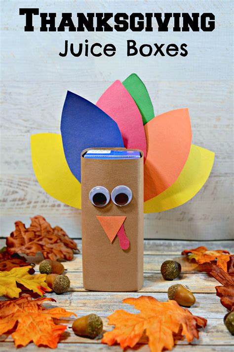 There are ideas for apple pies, sweet pumpkin pies, chocolate recipes, and so many the site may earn a commission on some products. Thanksgiving Turkey Juice Box Idea for Kids