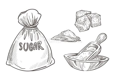 Isolated Bag Sugar Stock Illustrations 8528 Isolated Bag Sugar Stock