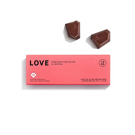 love gems [3pk] 15mg cbd 15mg thc 1906 new highs chocolate jane