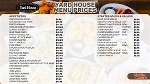 Yard House Menu Prices Happy Hour Savings 2023