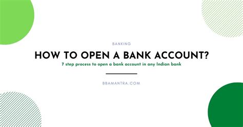 How To Open A Bank Account Bbamantra