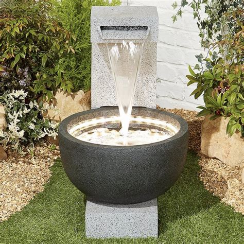 You can even find fountains in decorative floral shapes, adding color and beauty to your home. Solitary Pour Easy Fountain Garden Water Feature - £284.99 ...