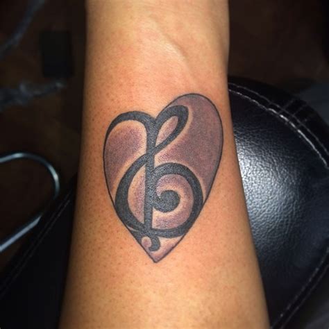 26 Music Heart Tattoos Designs Ideas Design Trends Premium Psd