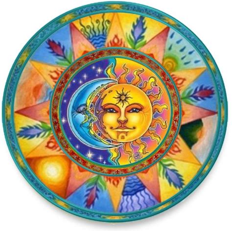 Mandala Art Sun Moon Stars