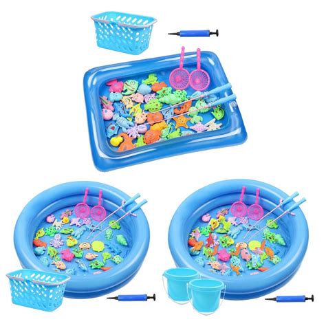 Buy Magnetic Fishing Toys Fun Safe Inflatable Toddler Water Toy At