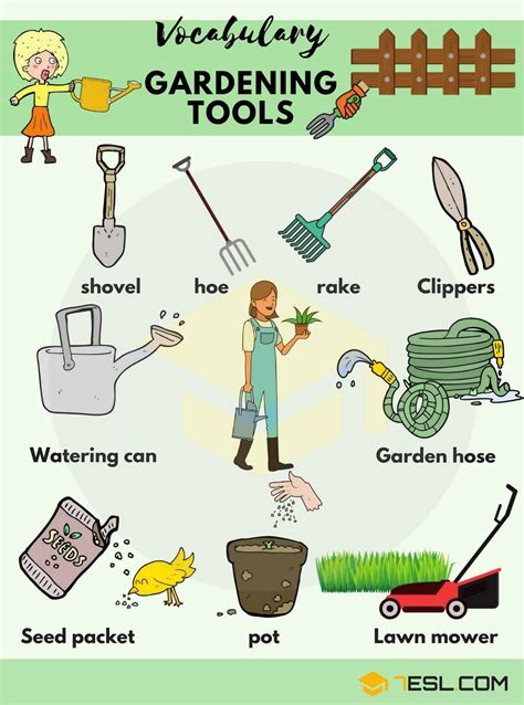 Tools And Equipment Vocabulary In English 7 E S L
