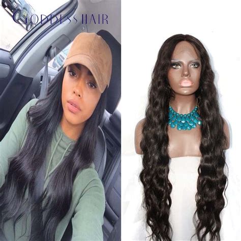 Beauty Brazilian Wavy Lace Front Wig 30 Inch Human Hair Full Lace Wigs