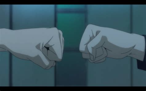 Hinata X Tobio Black Butler Anime Fist Bump Hand Fist