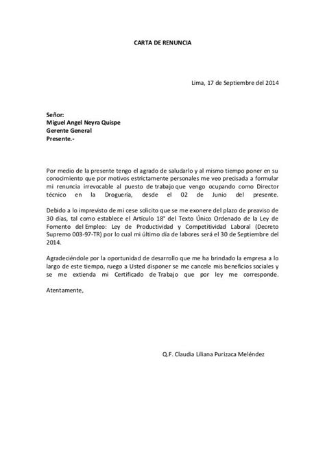 17 Carta De Renuncia Laboral Colombia Modelo Civiahona Images And