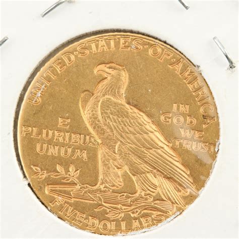 1909 D Indian Head 5 Gold Coin Ebth