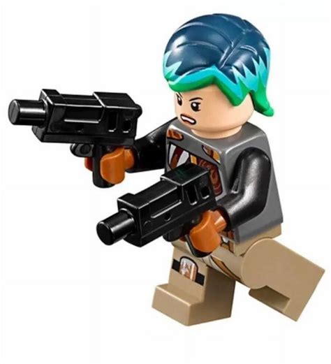 Lego Star Wars Rebels Minifigure Sabine Wren With Dual Blaster Guns 75150