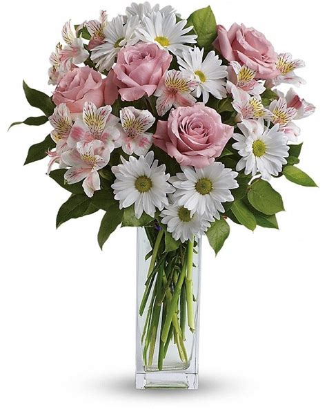 Sincerely Yours Bouquet White Flower Arrangements Valentines Flowers