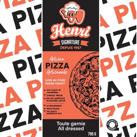 Pizza Toute Garnie Henri Signature Aliments Du Qu Bec